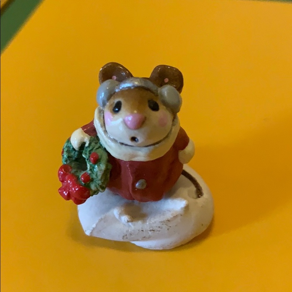 Wee Forest Folk Holly Mouse